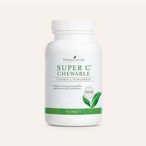 Young Living Super C Chewable Tablets - White and Black